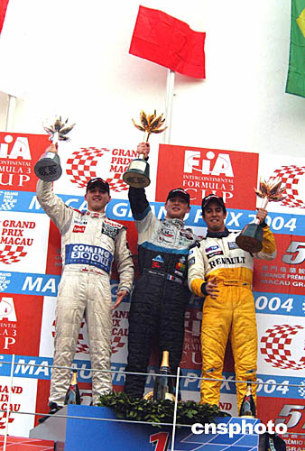 澳门大赛车落幕 法国车手夺得三级方程式冠军