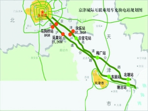 国家电网北京公司:京津间拟建10座充换电站