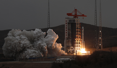 北京时间3月29日17时50分，中国在太原卫星发射中心成功发射长征六号改运载火箭，搭载发射的浦江二号和天鲲二号卫星顺利进入预定轨道。