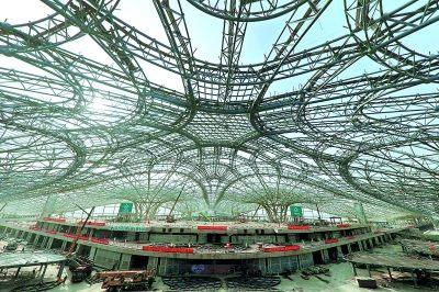 探访北京新机场建设进展感受中国基础设施建设实力
