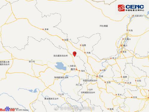 青海海北州门源县发生4.9级地震震源深度9千米（图）