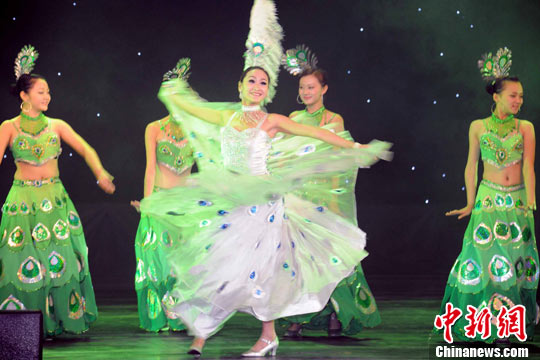 北京华文学院建校60周年文艺演出《孔雀舞》