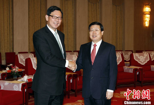 天津市长会见香港银行公会代表团(2)
