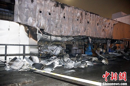 北京亦庄韩茂光电厂房发生火灾
