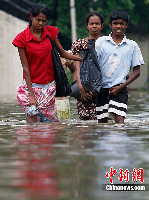 斯里兰卡首都遭遇18年来最强降雨