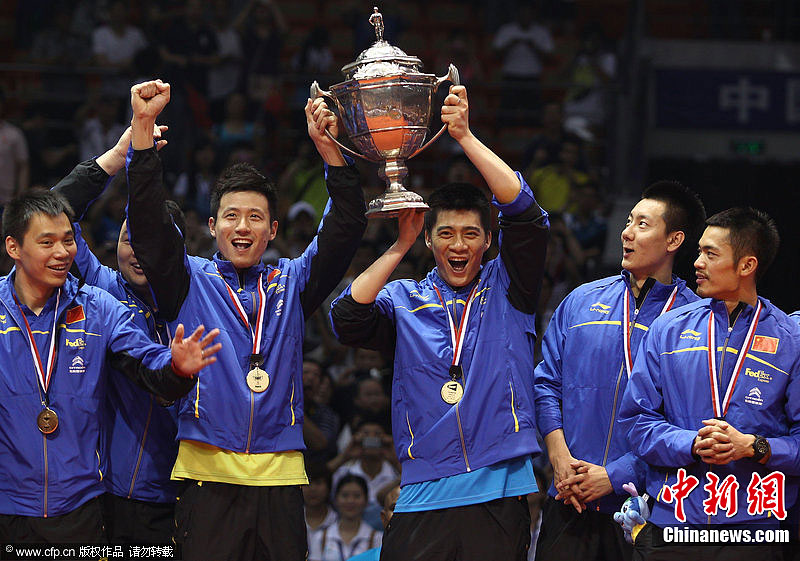 中国男羽夺得汤姆斯杯 五连冠创历史