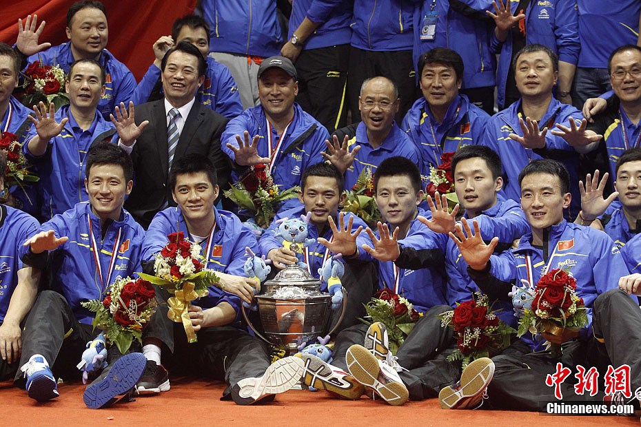 中国男羽夺得汤姆斯杯 五连冠创历史