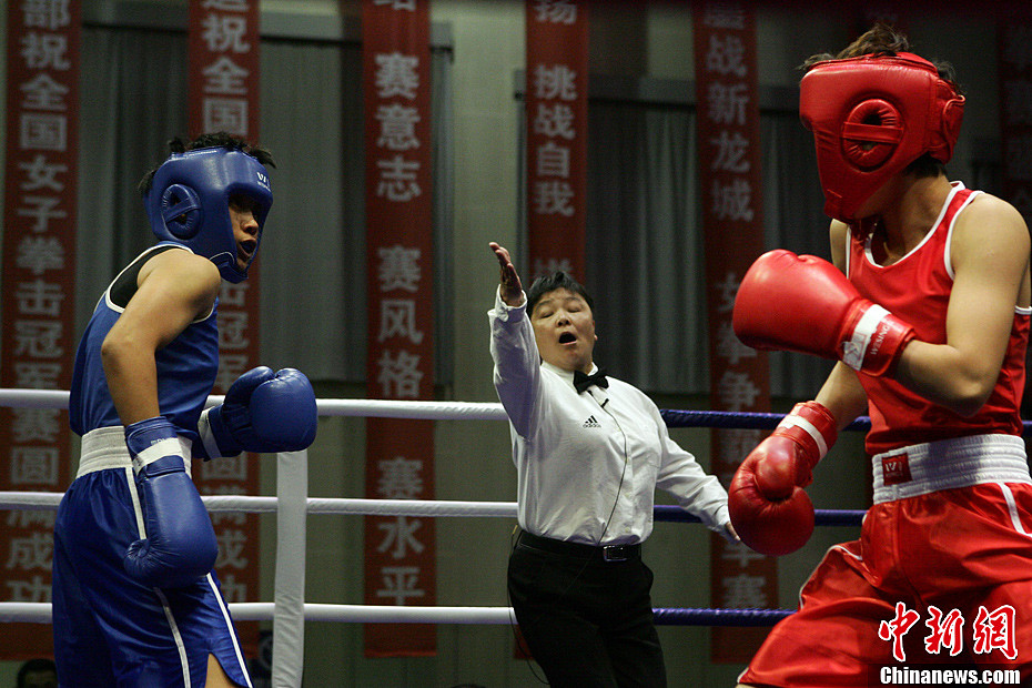 全国女子拳击冠军赛在太原举行 200运动员参赛