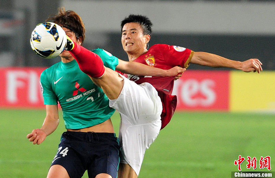 2013年亚冠小组赛:广州恒大3-0胜浦和红钻
