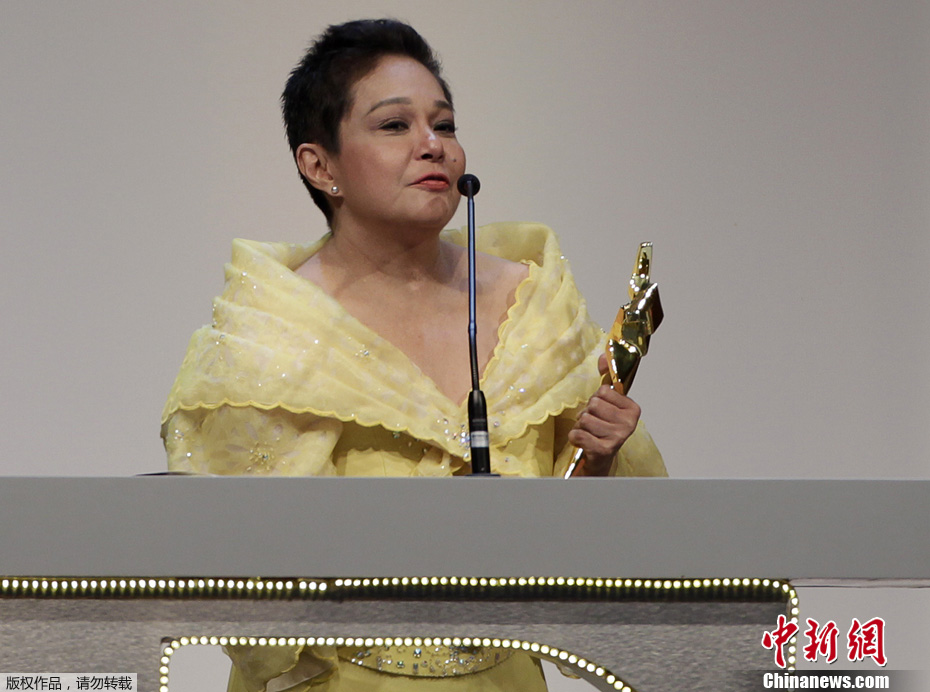 亚洲电影大奖颁奖礼举行 菲律宾演员获最佳女