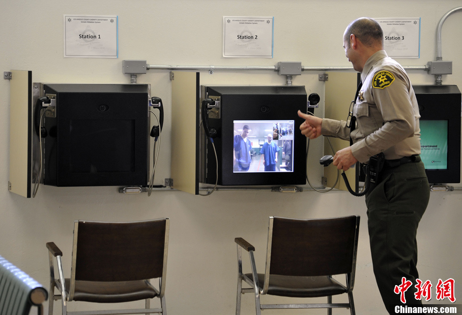 美洛杉矶县男子中央监狱开通视频探视管理系统