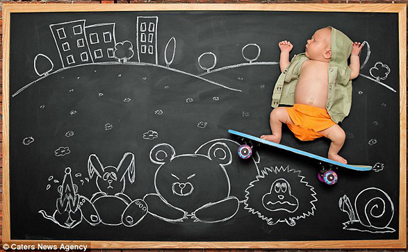 新生小童的奇幻黑板历险记 绝妙创意萌翻众人