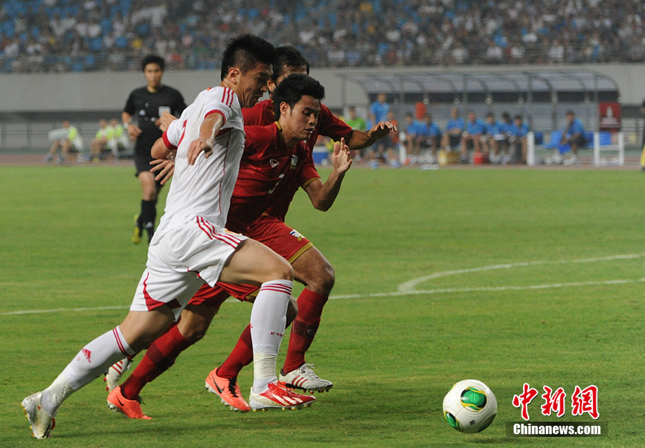 国足友谊赛:中国队1:5不敌泰国队