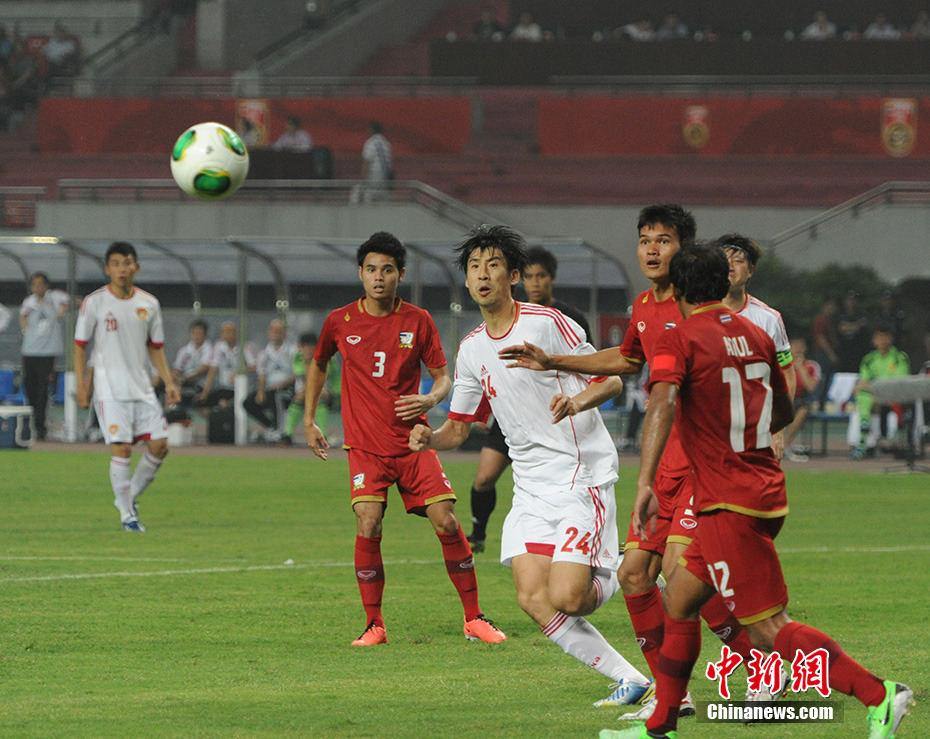 国足友谊赛:中国队1:5不敌泰国队