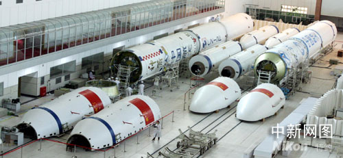 图:运载火箭技术研究院火箭总装车间