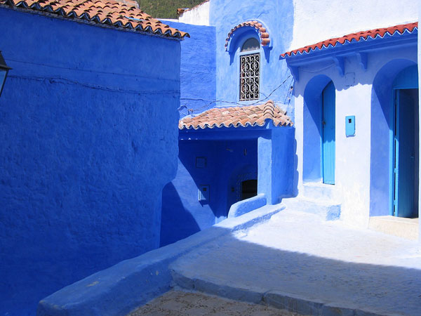 图片频道-走进摩洛哥神秘蓝色小镇