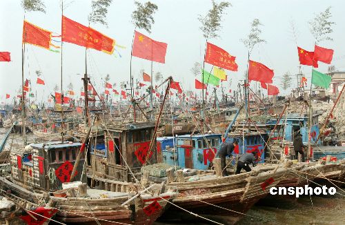 图:连云港渔家传统习俗过大年