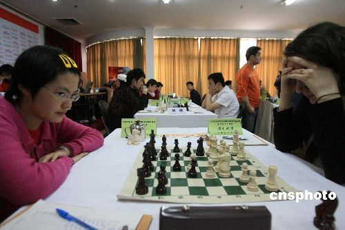 图:2007全国国际象棋甲级联赛济南开赛