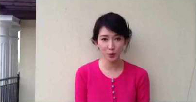 名模林志玲自拍视频 跨海声援台湾反核(图)