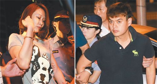 台湾富少纠集黑帮杀警后还庆功女友当庭痛哭