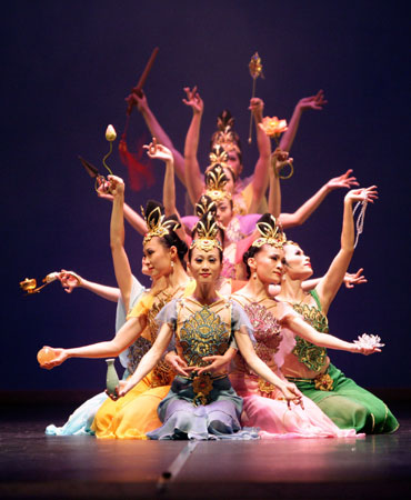 图:台北民族舞团二十周年庆演彩排