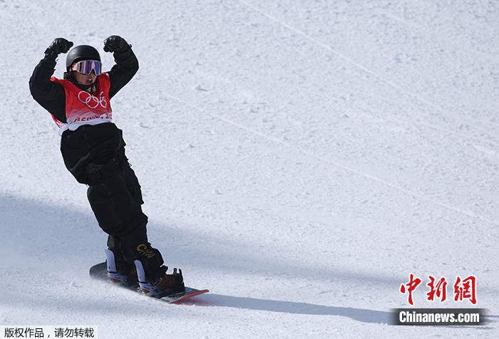 北京冬奥会单板滑雪男子坡面障碍技巧苏翊鸣摘银