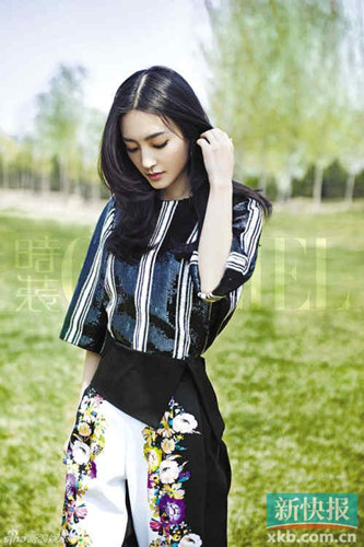 王丽坤 时装图片
