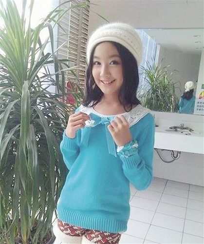 点读机女孩近照曝光图片