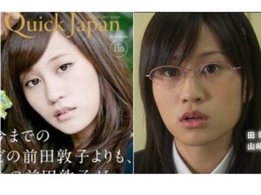 前AKB48成员前田敦子被指整容方脸变圆脸（图）