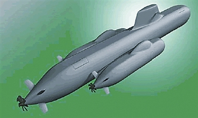 的扁平潜艇,美国的未来潜艇研究小组和电船公司提出了两种扁平潜艇