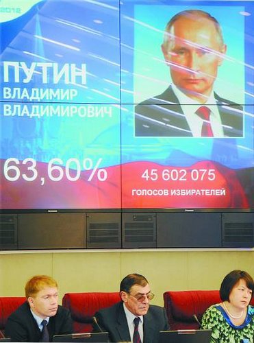  ����˹����ѡ��ίԱ��Ĺ�����Ա3��7����Ī˹����ʽ������4�վ��е���ͳѡ��ͶƱ��Ϊ65.34%���վ��ĵ�Ʊ��Ϊ63.6%���վ�Ϊ����˹�µ�ѡ��ͳ���»���/����