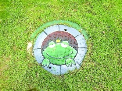 新闻中心 教育新闻   昨天,人人网上流传一组很萌的南广涂鸦井盖照片.