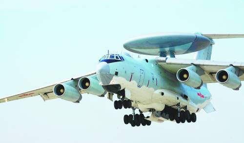 空警-2000预警机 CFP供图 空警-2000预警机 CFP供图