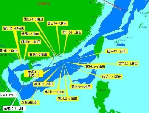 资料图:南海油气资源蕴藏量十分惊人