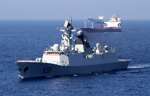 资料图:中国海军"徐州"号护卫舰