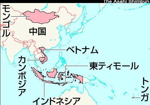 欲"包围中国":日本开始向周边6国提供军援(图)(3)