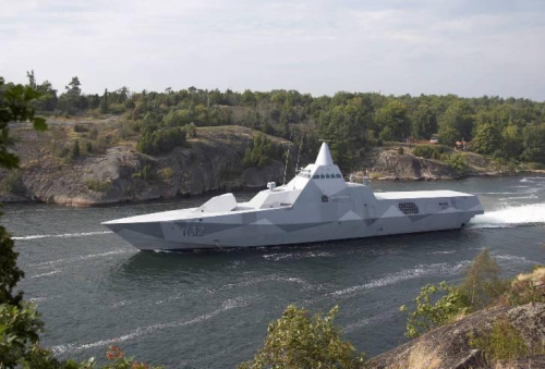 瑞典"维斯比"号隐形护卫舰完成现代化升级(6)