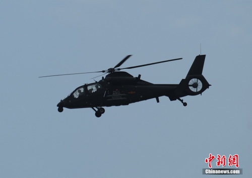 武直19亮相珠海航展进行精彩表演 武直19亮相珠海航展进行精彩表演