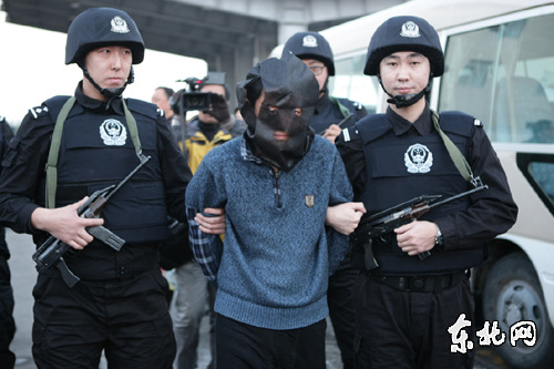 杨武斌 摄哈尔滨市公安机关经过四个多月的艰苦努力,成功侦破了发生在