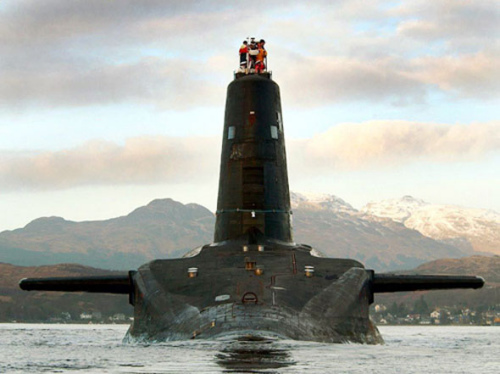 资料图:英国"前卫"级核潜艇