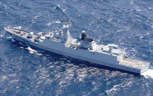 中国海军装备的054型526温州号导弹护卫舰