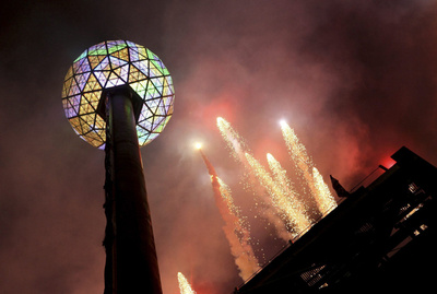 美国时代广场水晶球图片