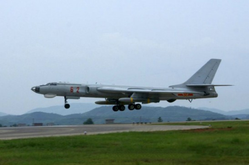 �����������й��վ��Ĺ����º�-6K��ս��Ѳ�������ػ�ͼƬ ����ͼ