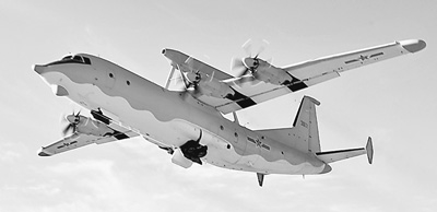 空警200在飞行中。 中国电子科技集团公司供图 空警200在飞行中。 中国电子科技集团公司供图