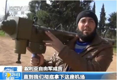 叙利亚反政府武装似乎获得了中国制FN-6单兵防空导弹 叙利亚反政府武装似乎获得了中国制FN-6单兵防空导弹