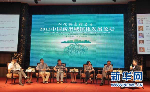 13�գ����ӻ�ʨ�����ʾ 2013�й����ͳ��򻯷�չ��̳���ڹ��ݾ��У�ͼΪ��̳�ֳ����»������� ��Ҷ ��