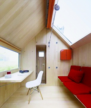 意建筑师设计6平米蜗居房 含一室一厨一卫(图)