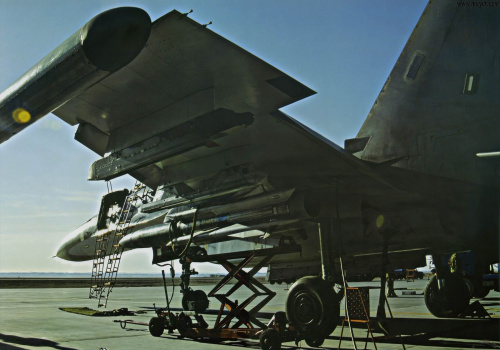 很多网友认为照片上歼11战机携带的是新型反辐射导弹。 很多网友认为照片上歼11战机携带的是新型反辐射导弹。