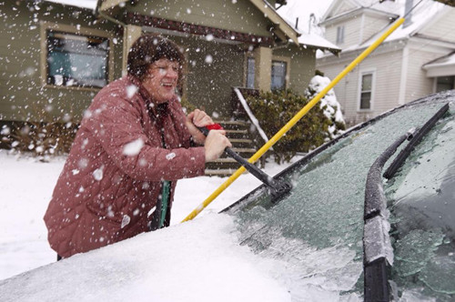 9�գ��������ո���һλ�����ɨ�����ϵĻ�ѩ��