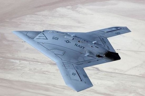 ����ͼ����������X-47B���˻�